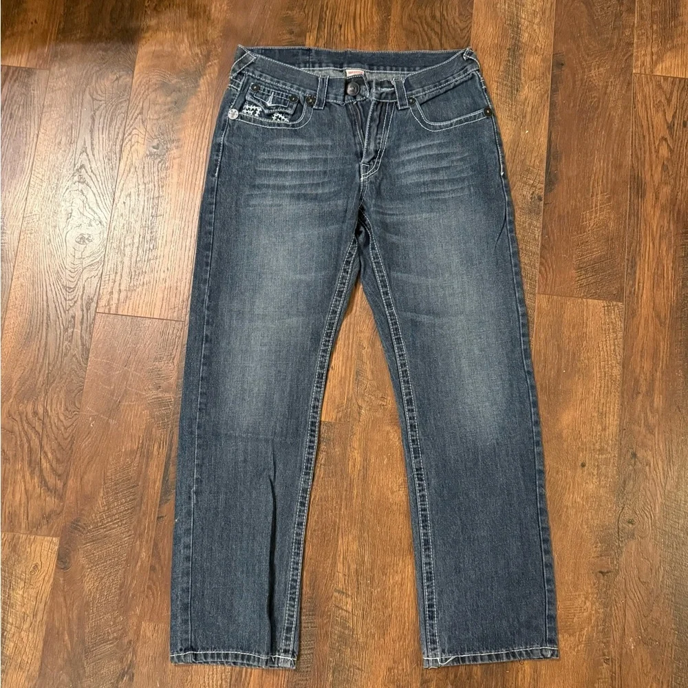 True Religion Indigo Straight-Leg Jeans